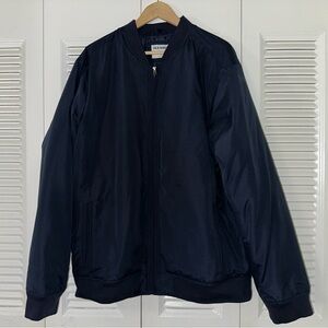 Old Navy Water-Resistant Bomber Jacket - Navy - Size XLT